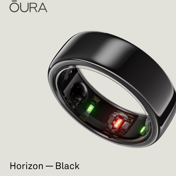 OURA RING GEN 3 HORIZON STYLE BLACK SIZE 9 - Picture 6 of 8